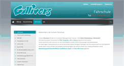 Desktop Screenshot of gullivers-fahrschule.de